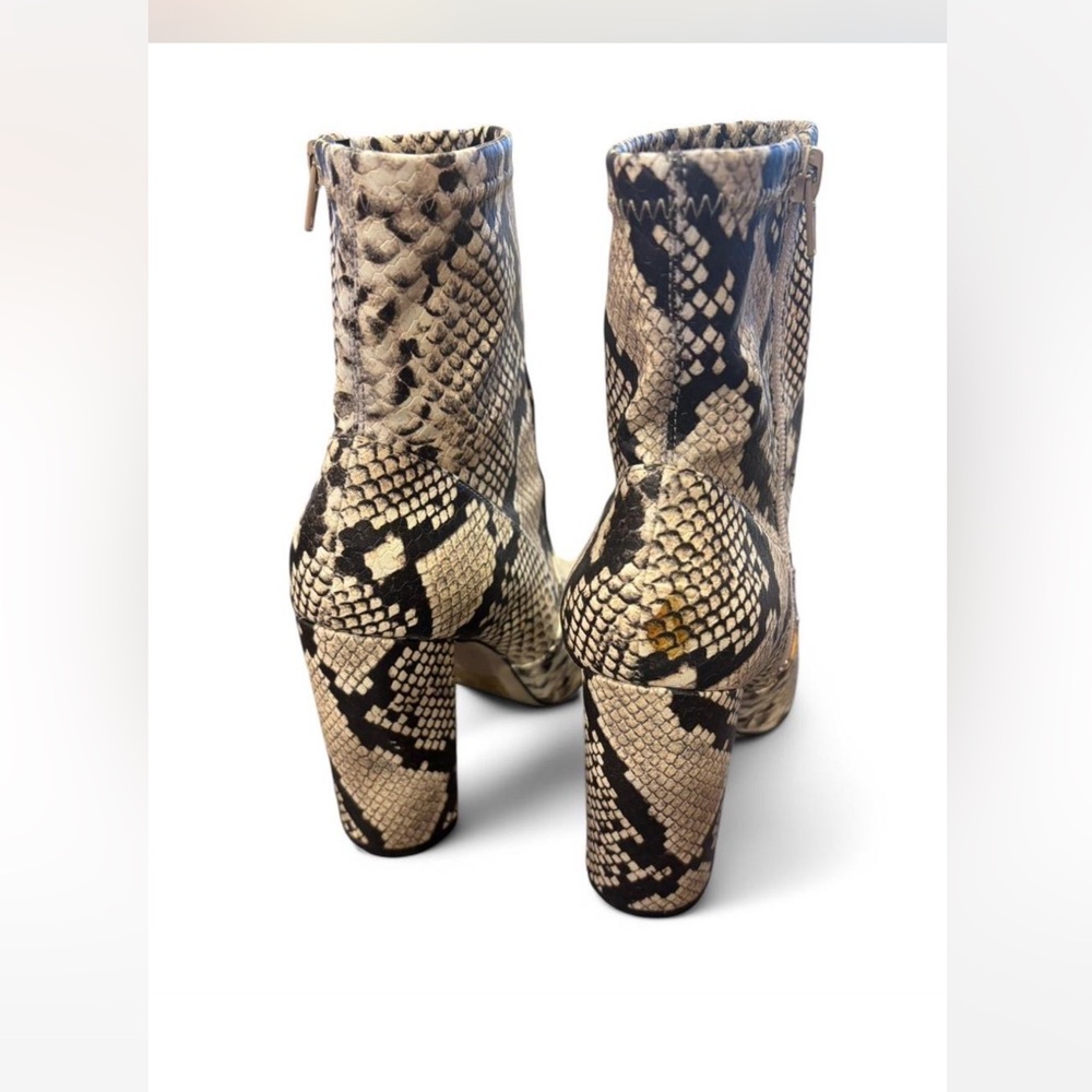 Call it Spring Snakeskin Pattern Ankle Boots - Picture 2 of 4